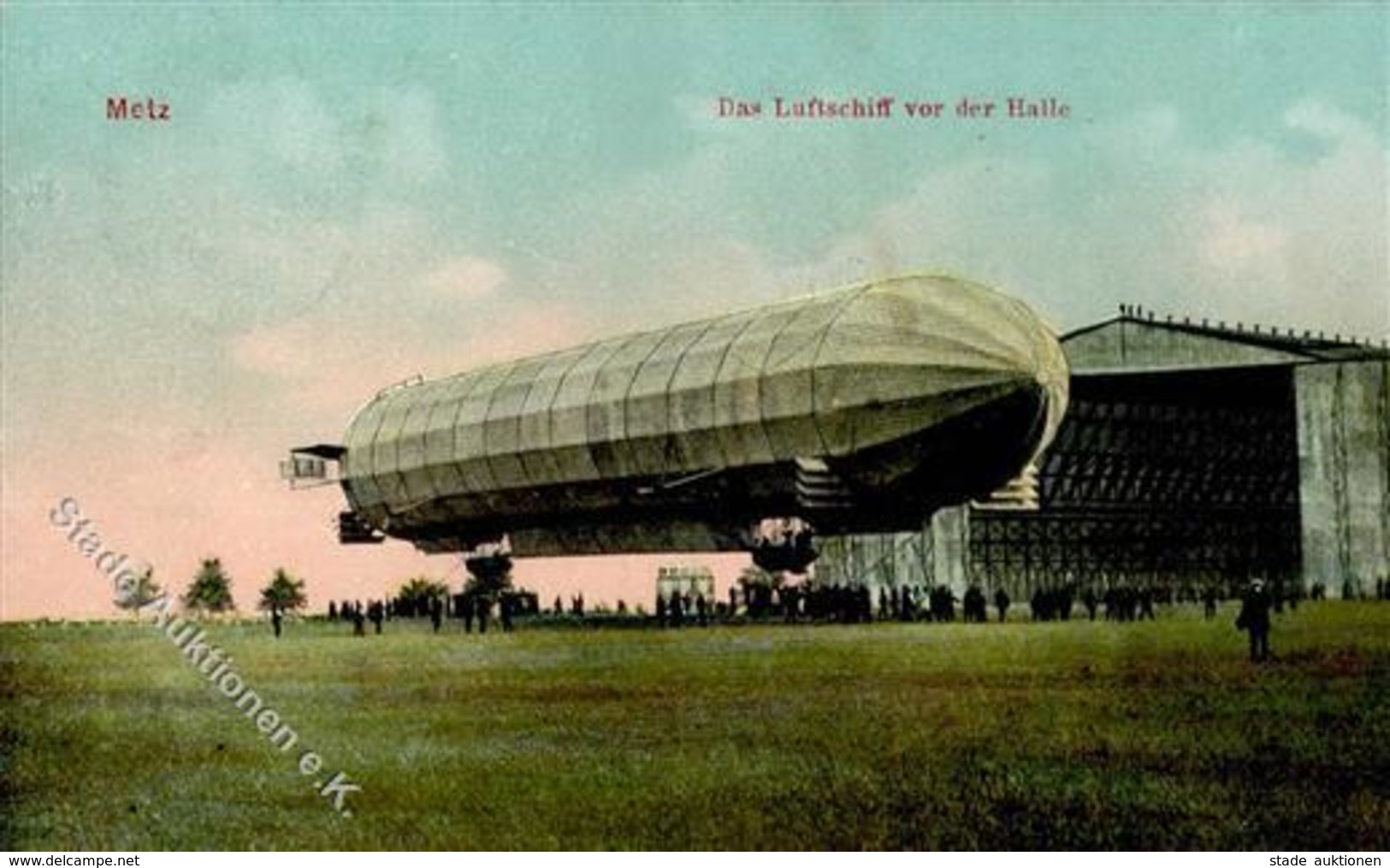 ZEPPELIN - METZ - Das Luftschiff Vor Der Halle 1910 I - Aeronaves