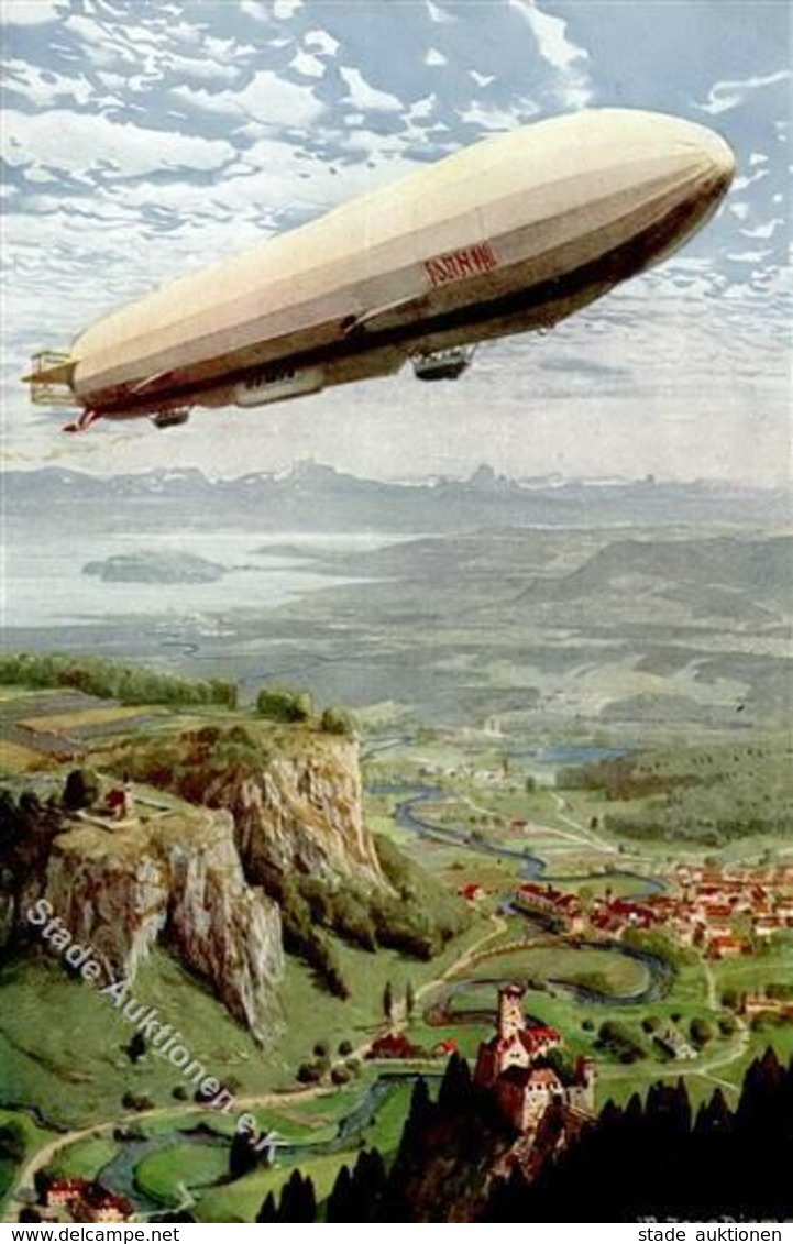 ZEPPELIN - Über Der Erde Verlag Eyb 1912 I - Airships