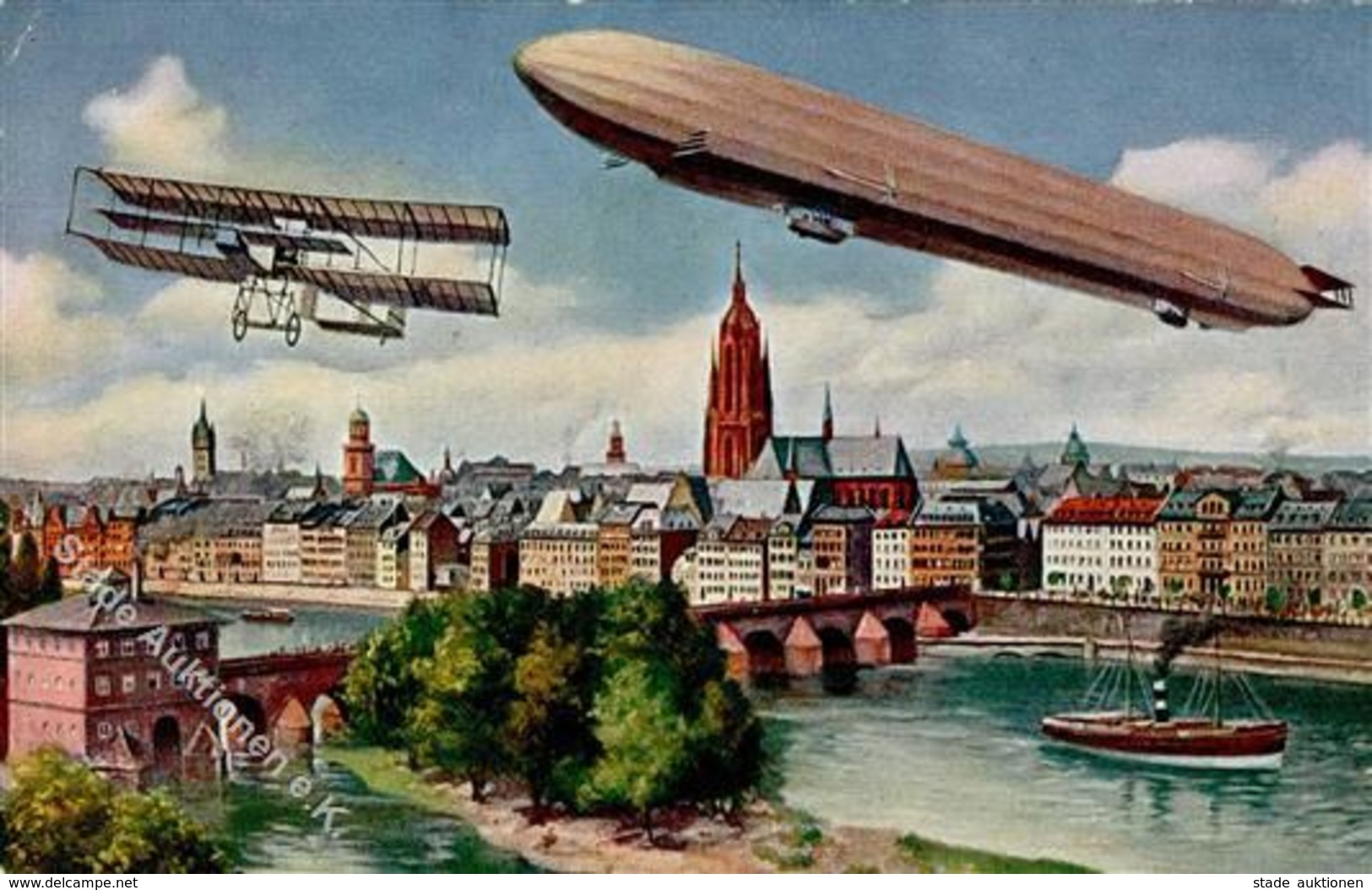 FRANKFURT/Main ILA 1909 - Nr. 1 - I-II - Zeppeline