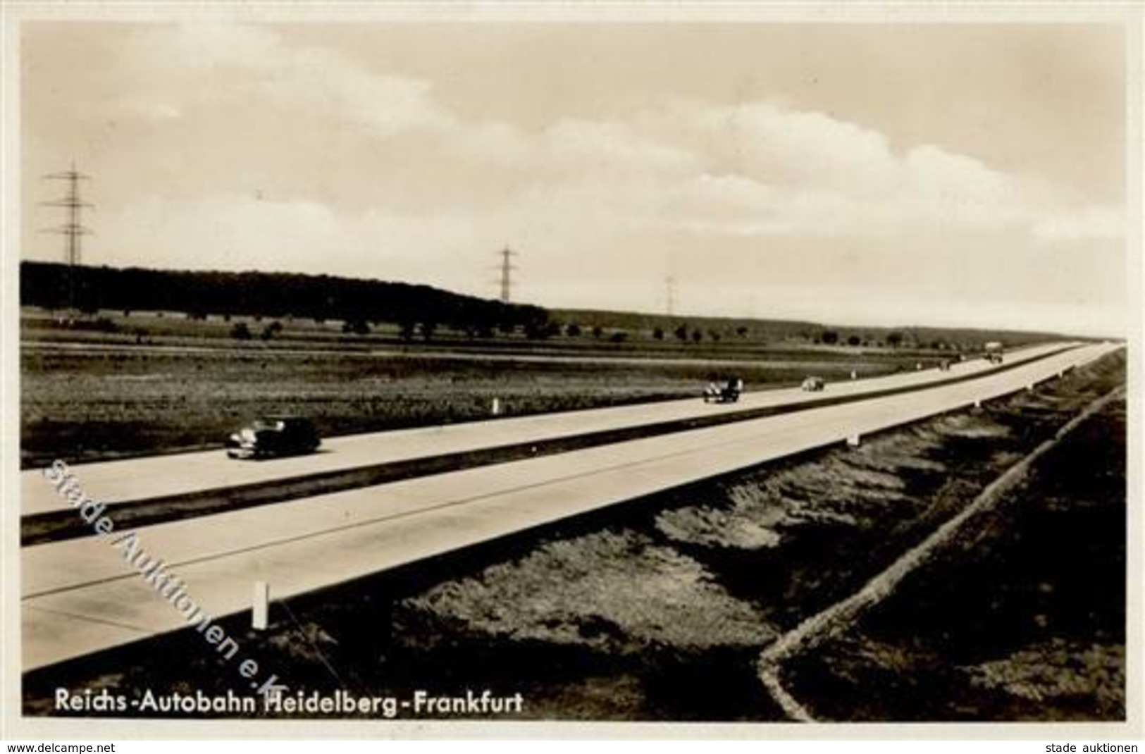 REICHSAUTOBAHN - Reichsautobahn HEIDELBERG-FRANKFURT I - Sonstige & Ohne Zuordnung