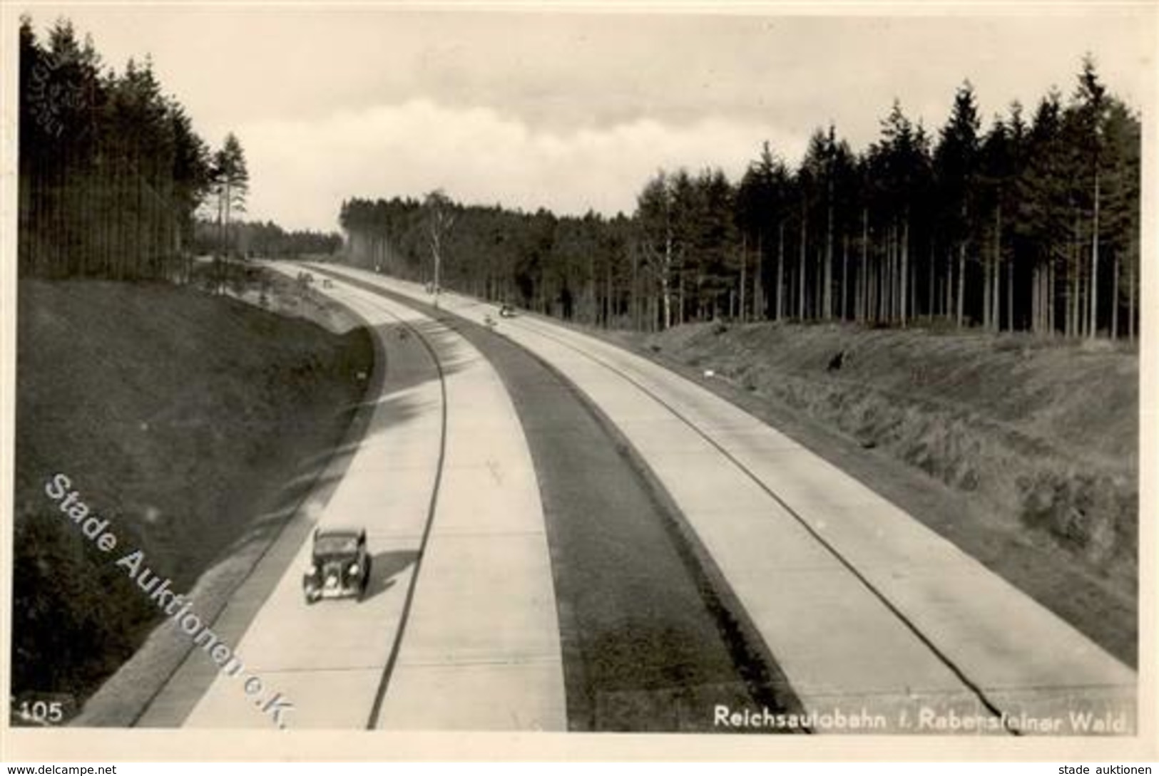REICHSAUTOBAHN - Reichsautobahn Im RABENSTEINER WALD I - Other & Unclassified