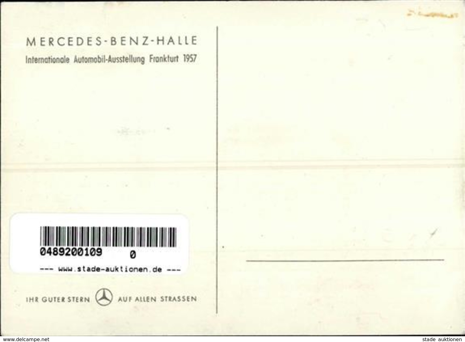 Auto Frankfurt (6000) Mercedes Benz Halle IAA I-II - Other & Unclassified