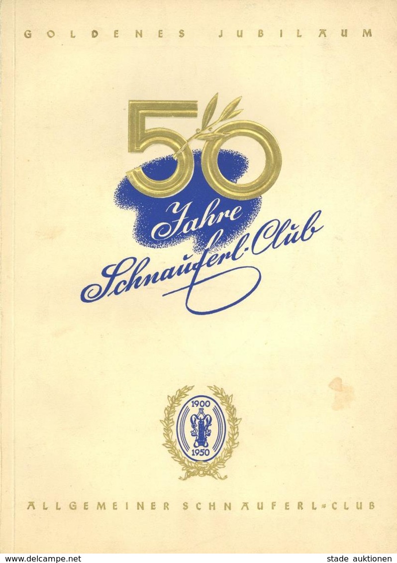 Auto Oldtimer Buch 50 Jahre Schnauferl Club Christ, August 1950 88 Seiten Sehr Viele Abbildungen II - Sonstige & Ohne Zuordnung