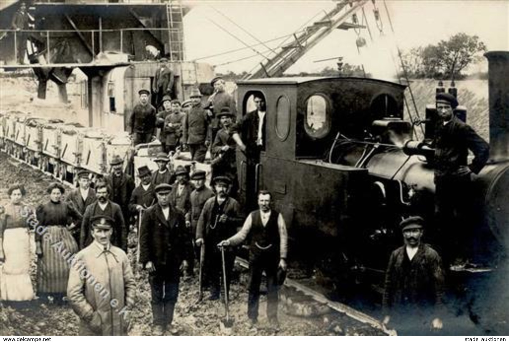 Kleinbahn Schafflinder Mergelbah Ca. 1910 Foto AK I-II - Eisenbahnen