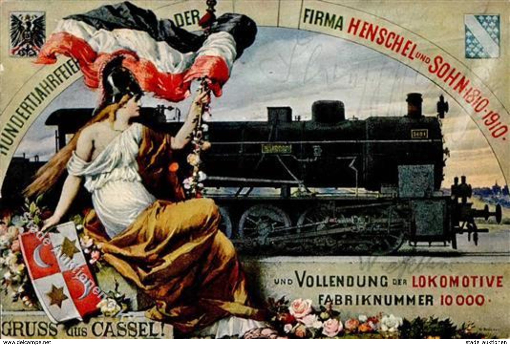 Lokomotive Henschel Und Sohn 1910 I-II - Treinen