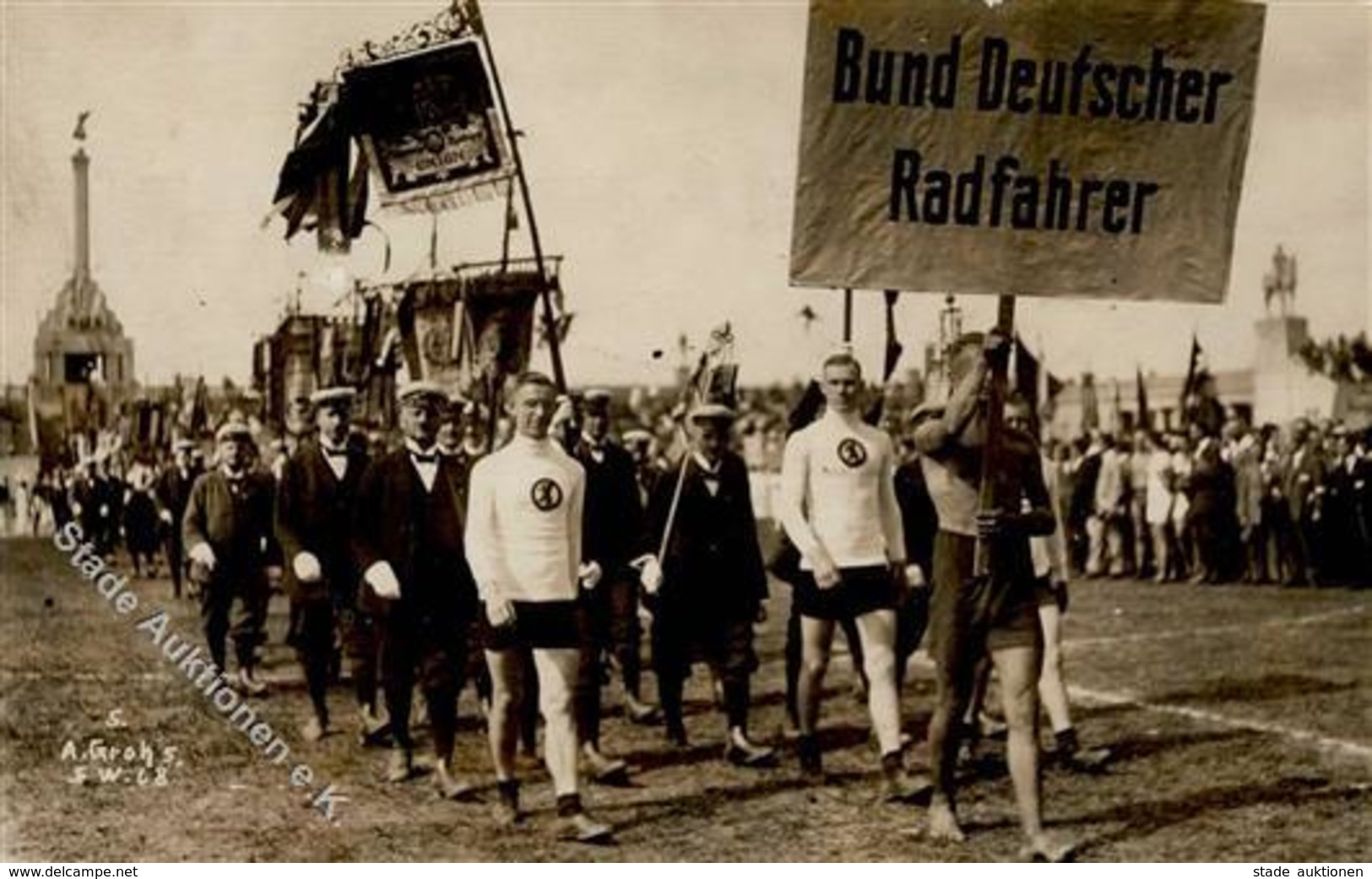 Fahrrad Bund Deutscher Radfahrer Foto AK I-II Cycles - Sonstige & Ohne Zuordnung