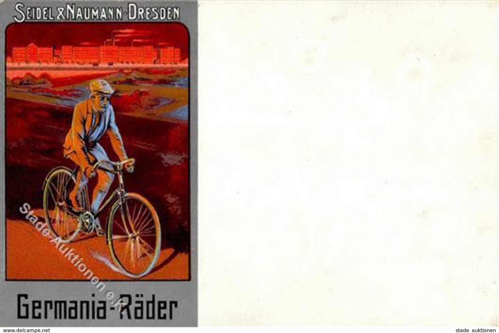 Fahrrad Dresden (O8000) Seidel & Naumann Germania Räder I-II Cycles - Other & Unclassified