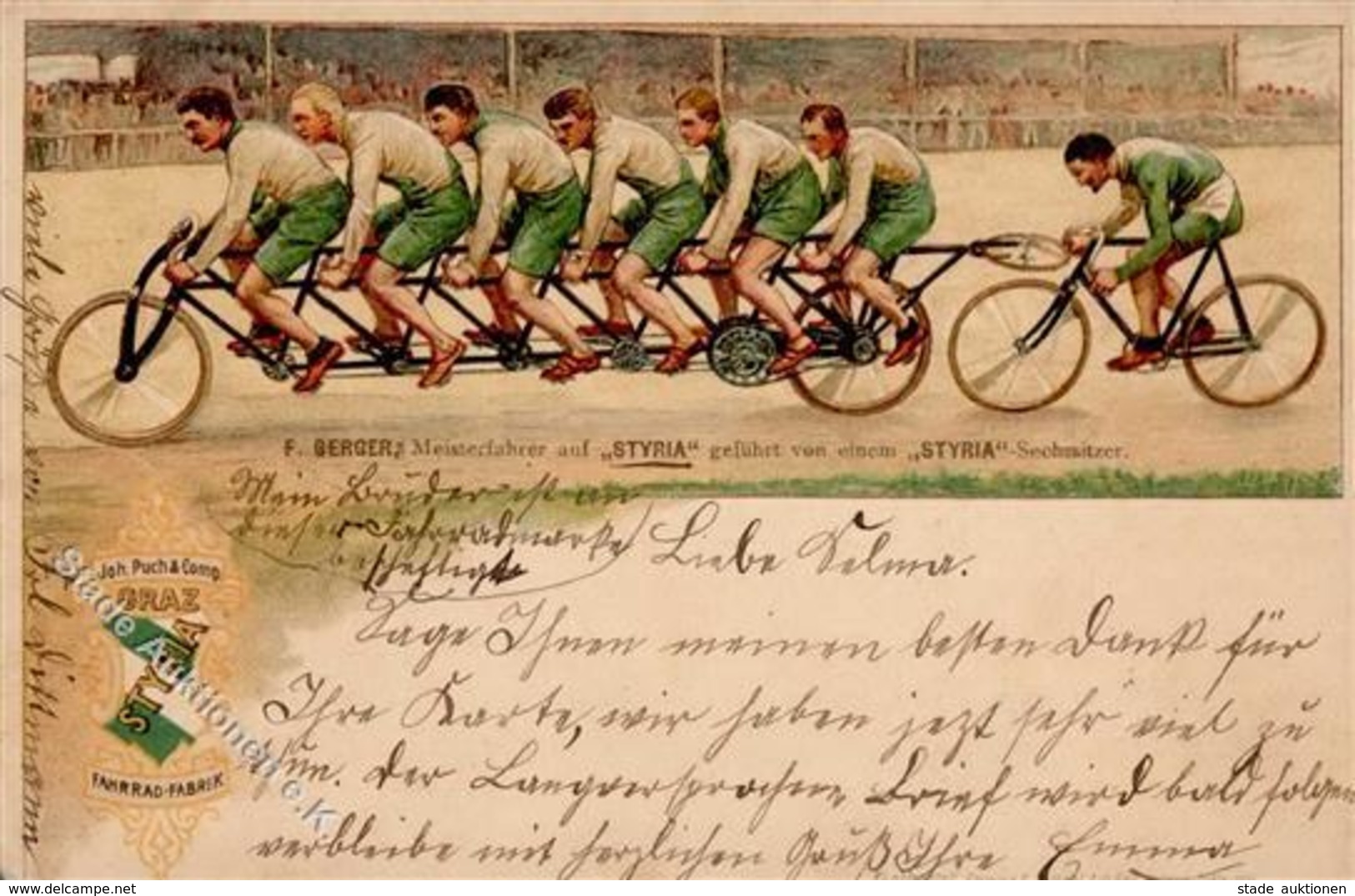 Fahrrad Graz (8010) Österreich Styria  1899 I-II Cycles - Other & Unclassified