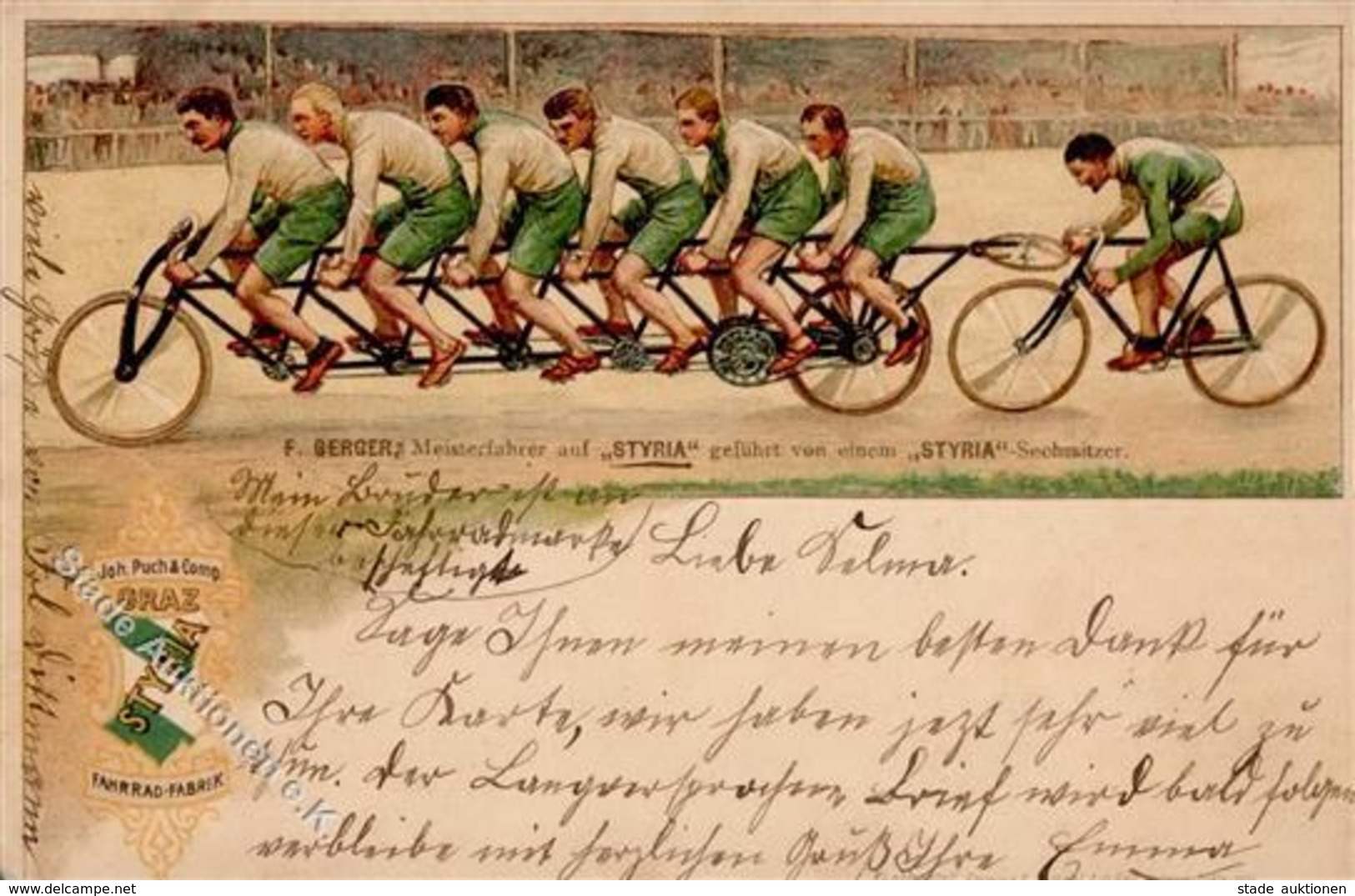 Fahrrad Graz (8010) Österreich Styria  1899 I-II Cycles - Sonstige & Ohne Zuordnung