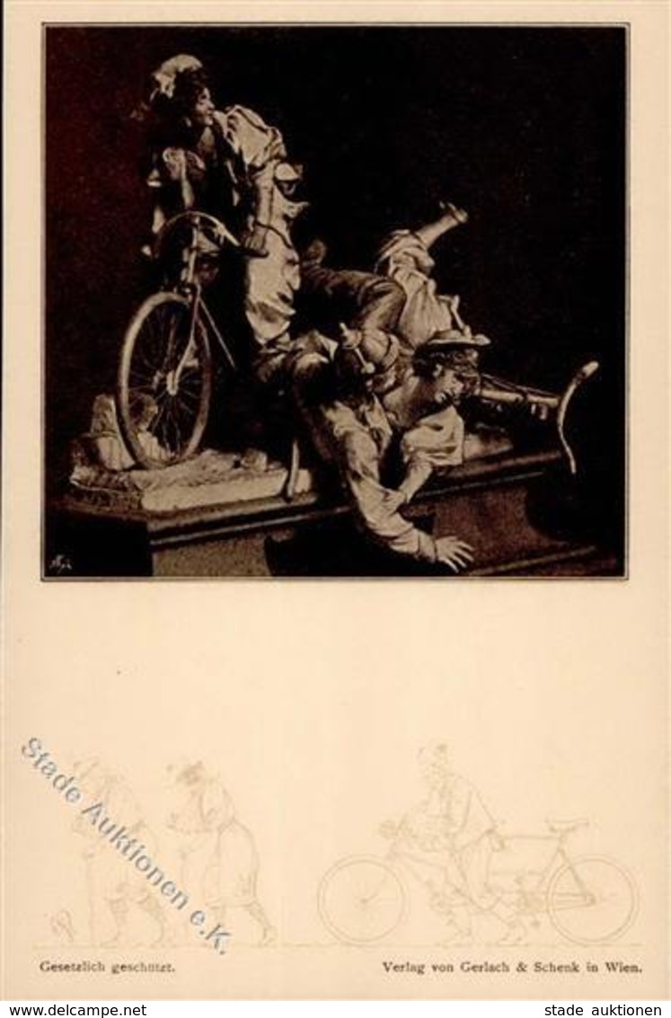 Fahrrad Verlag Gerlach & Schenk Wien Künstlerkarte I- Cycles - Sonstige & Ohne Zuordnung