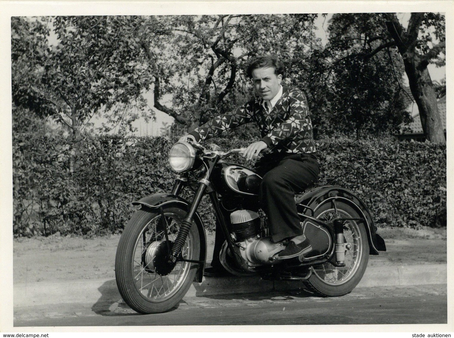 Motorrad Oldtimer DKW Foto13 X 18 Cm I-II - Motorräder