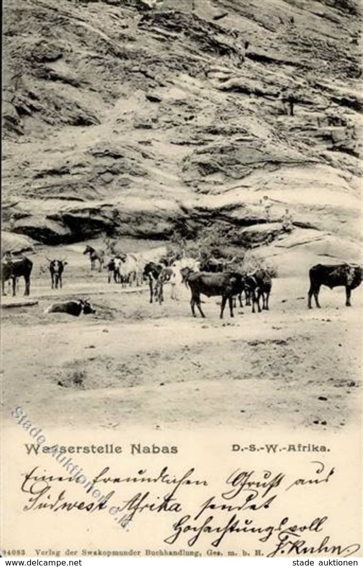 Kolonien Deutsch Südwestafrika Bethanien Wasserstelle Nabas 1906 I-II Colonies - Ohne Zuordnung