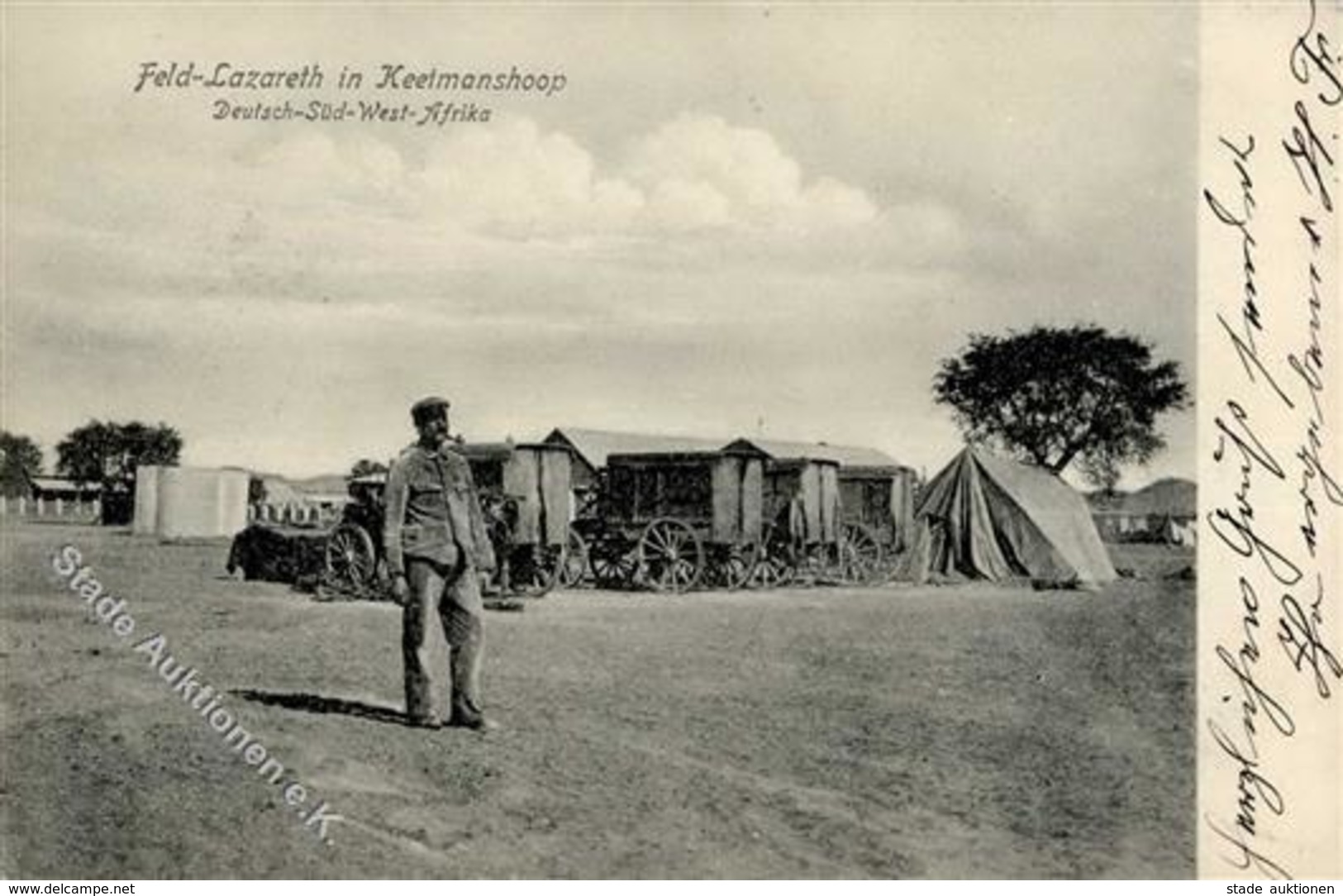 Kolonien Deutsch Südwestafrika Keetmanshoop Feldlazarett 1906 I-II Colonies - Ohne Zuordnung