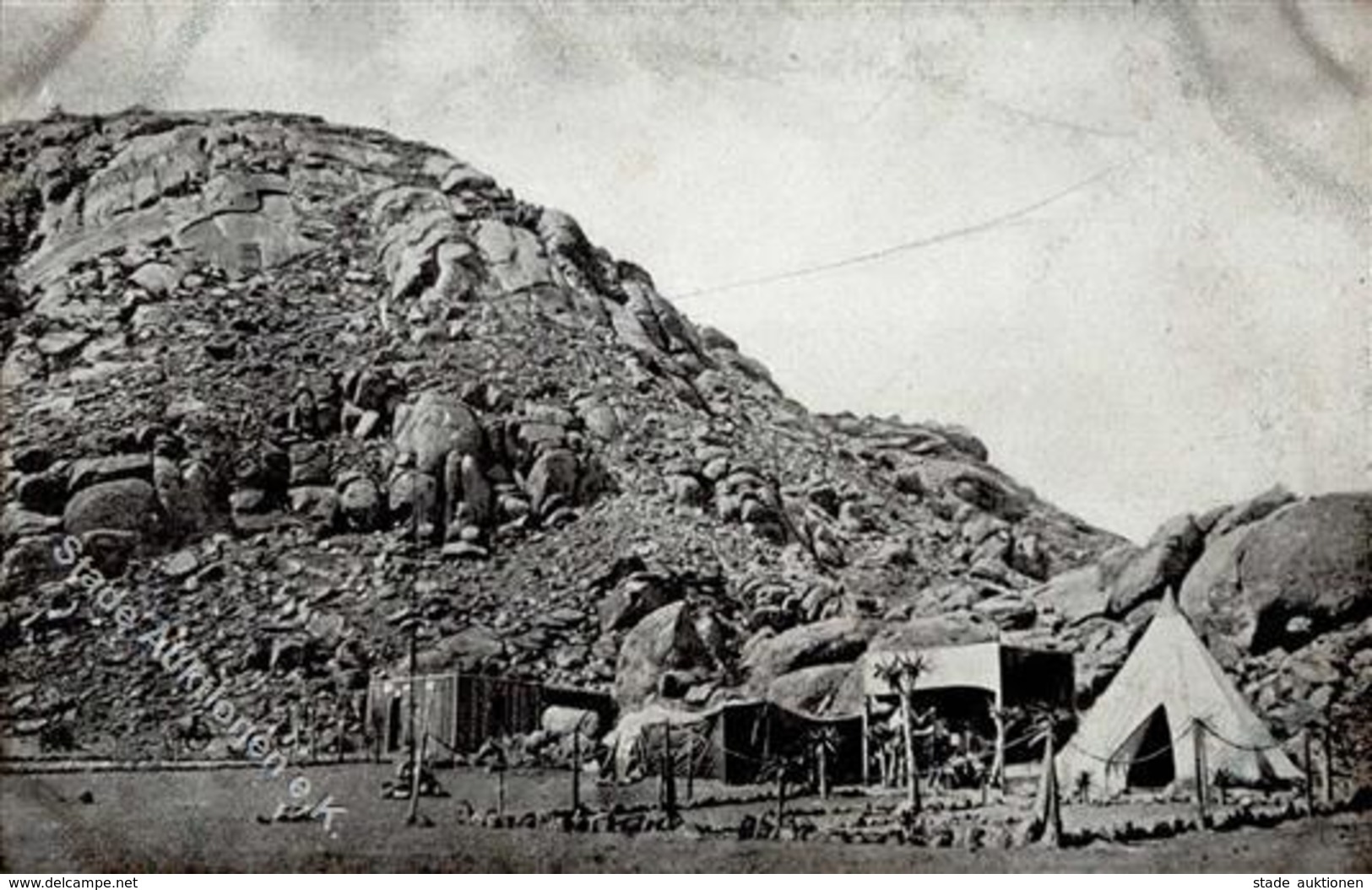 Kolonien Deutsch Südwestafrika Ledderkopp Station I-II (fleckig) Colonies - Ohne Zuordnung