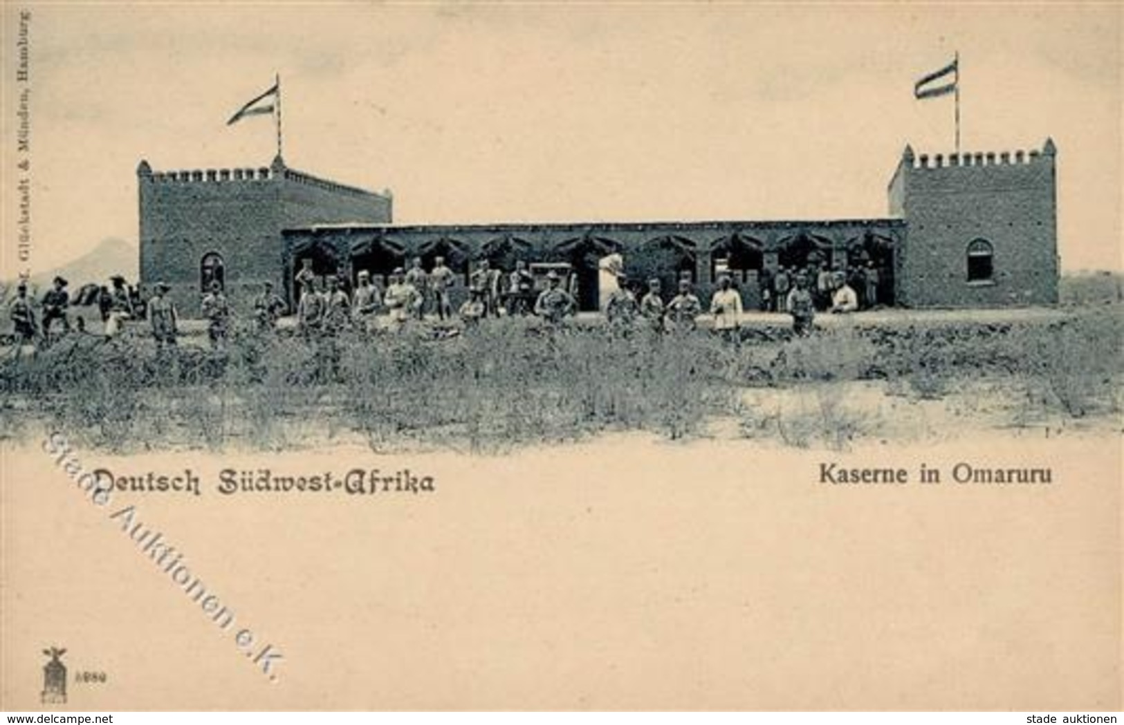 Kolonien Deutsch Südwestafrika Omaruru Kaserne  I-II Colonies - Ohne Zuordnung
