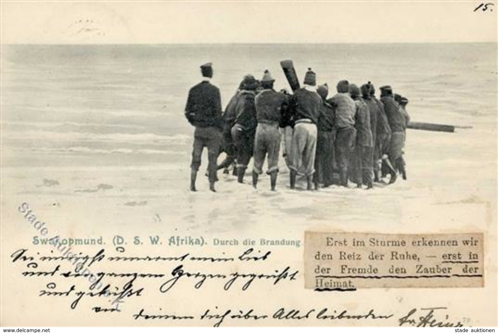 Kolonien Deutsch Südwestafrika Swakopmund 1906 I-II Colonies - Ohne Zuordnung