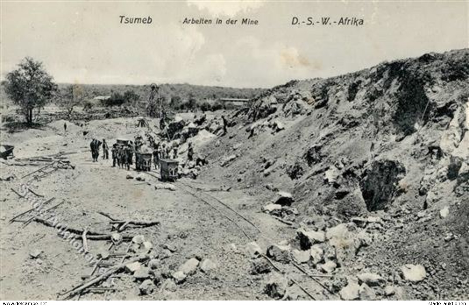 Kolonien Deutsch-Südwestafrika Tsumeb Bergbau I-II Colonies - Ohne Zuordnung
