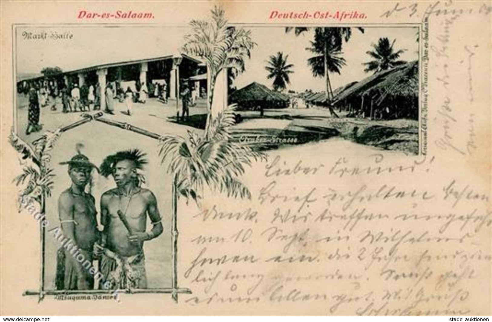 Kolonien Deutsch Ostafrika Dar-es-Salam 1900 I-II Colonies - Africa