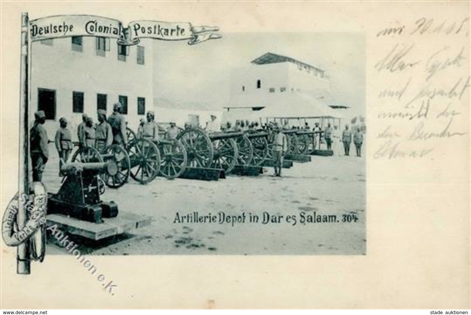 Kolonien Deutsch Ostafrika Dar-es-Salam Artillerie Depot 1905 I-II Colonies - Africa