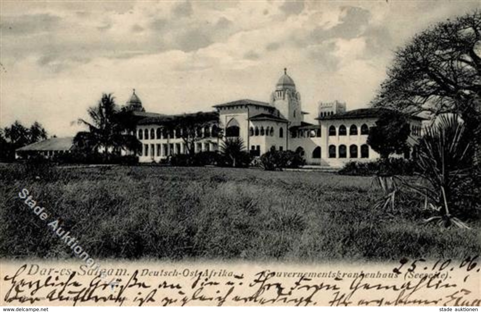 Kolonien Deutsch Ostafrika Dar-es-Salam Gouvernementskrankenhaus 1906 I-II Colonies - Afrika