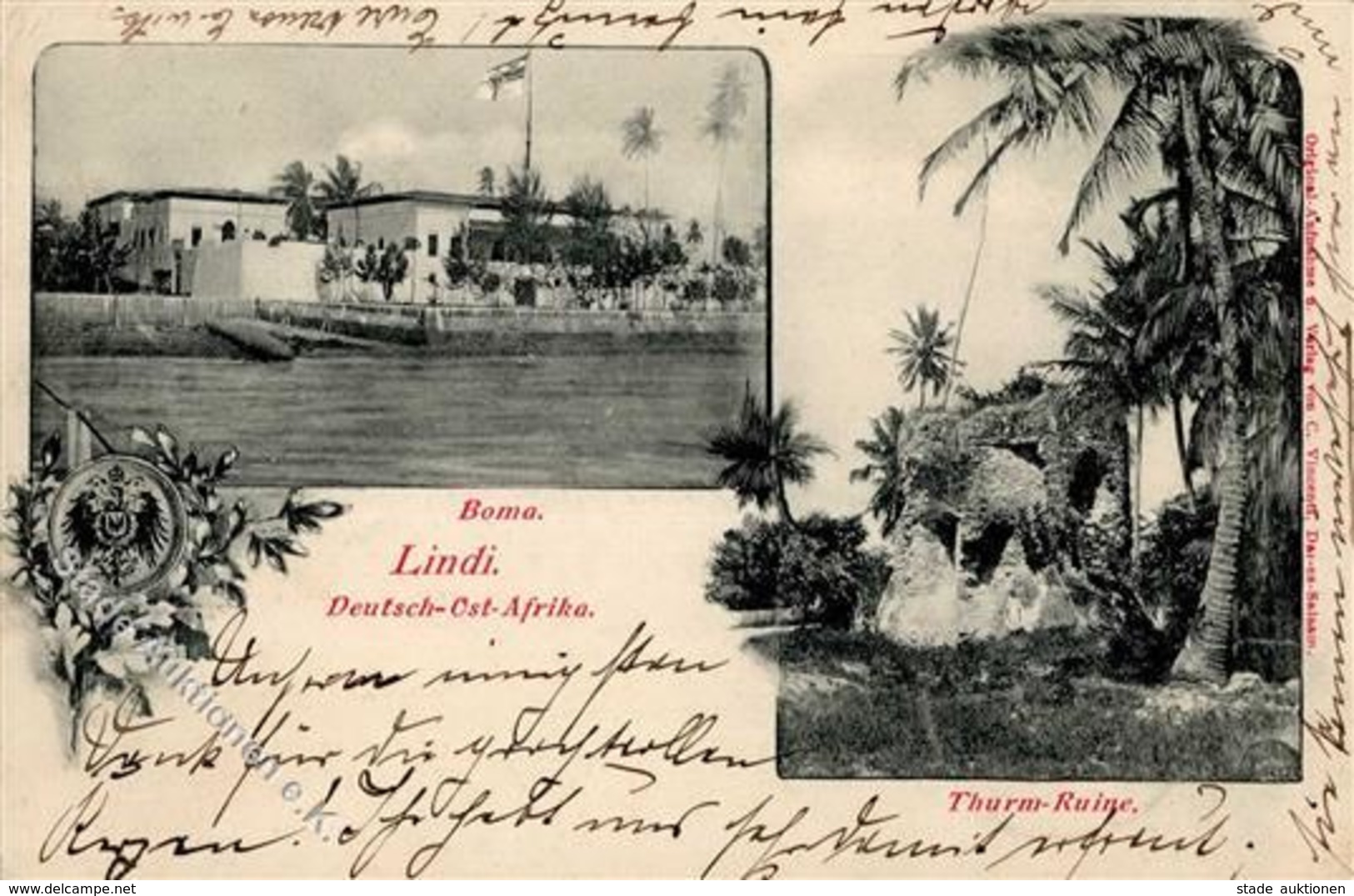 Kolonien Deutsch Ostafrika Lindi Boma 1906 I-II Colonies - Afrika