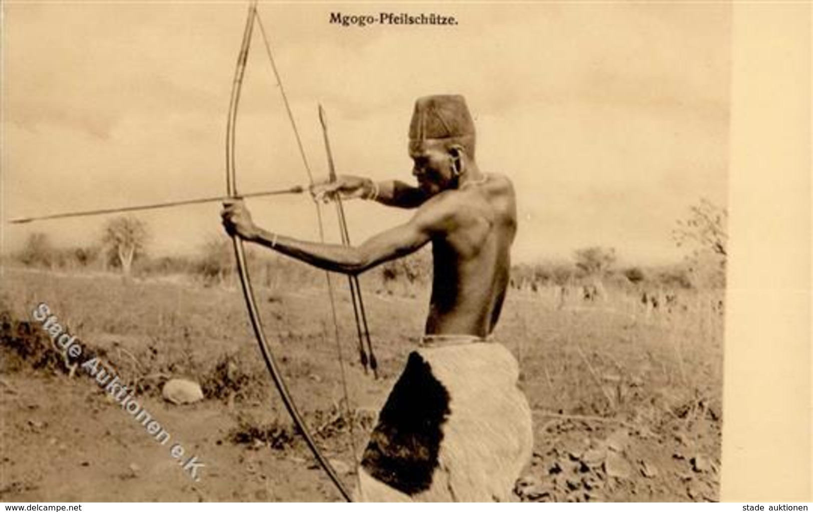 Kolonien Deutsch Ostafrika Mgogo Pfeilschütze I-II Colonies - Afrika