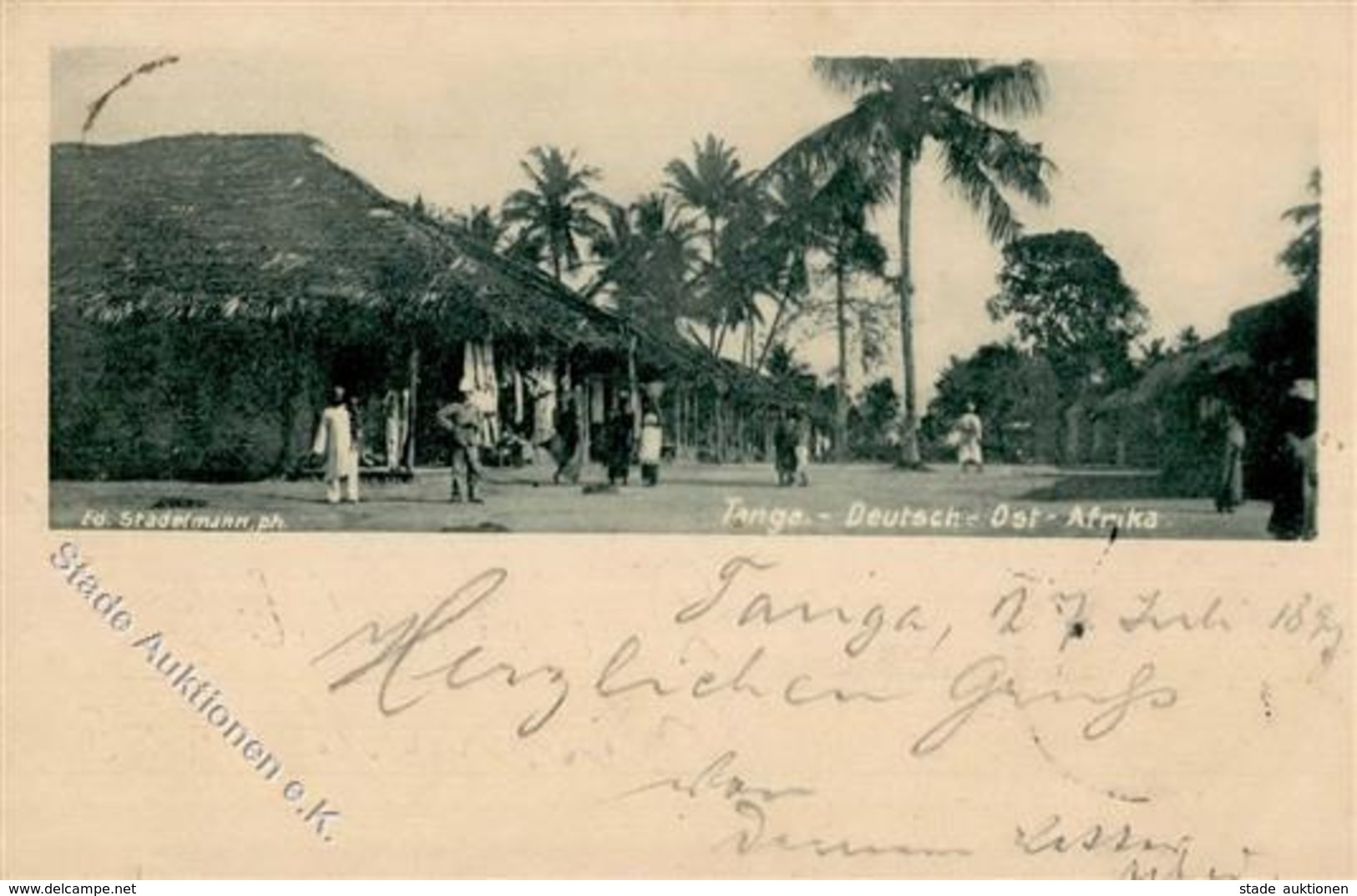 Kolonien Deutsch Ostafrika Tanga 1897 I-II Colonies - Afrika