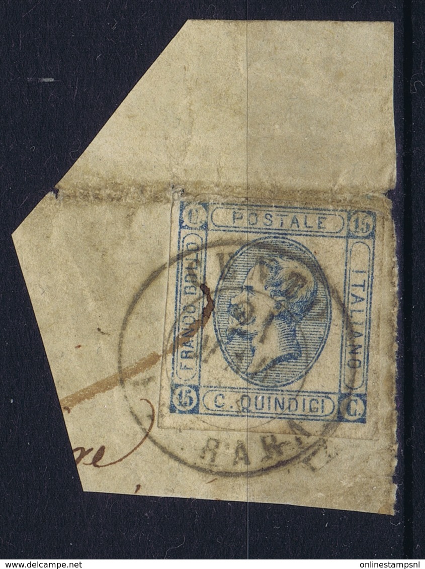 Italy Sa 6 Type I Obl./Gestempelt/used On Fragment  Ferrara 21-3-1863 - Used