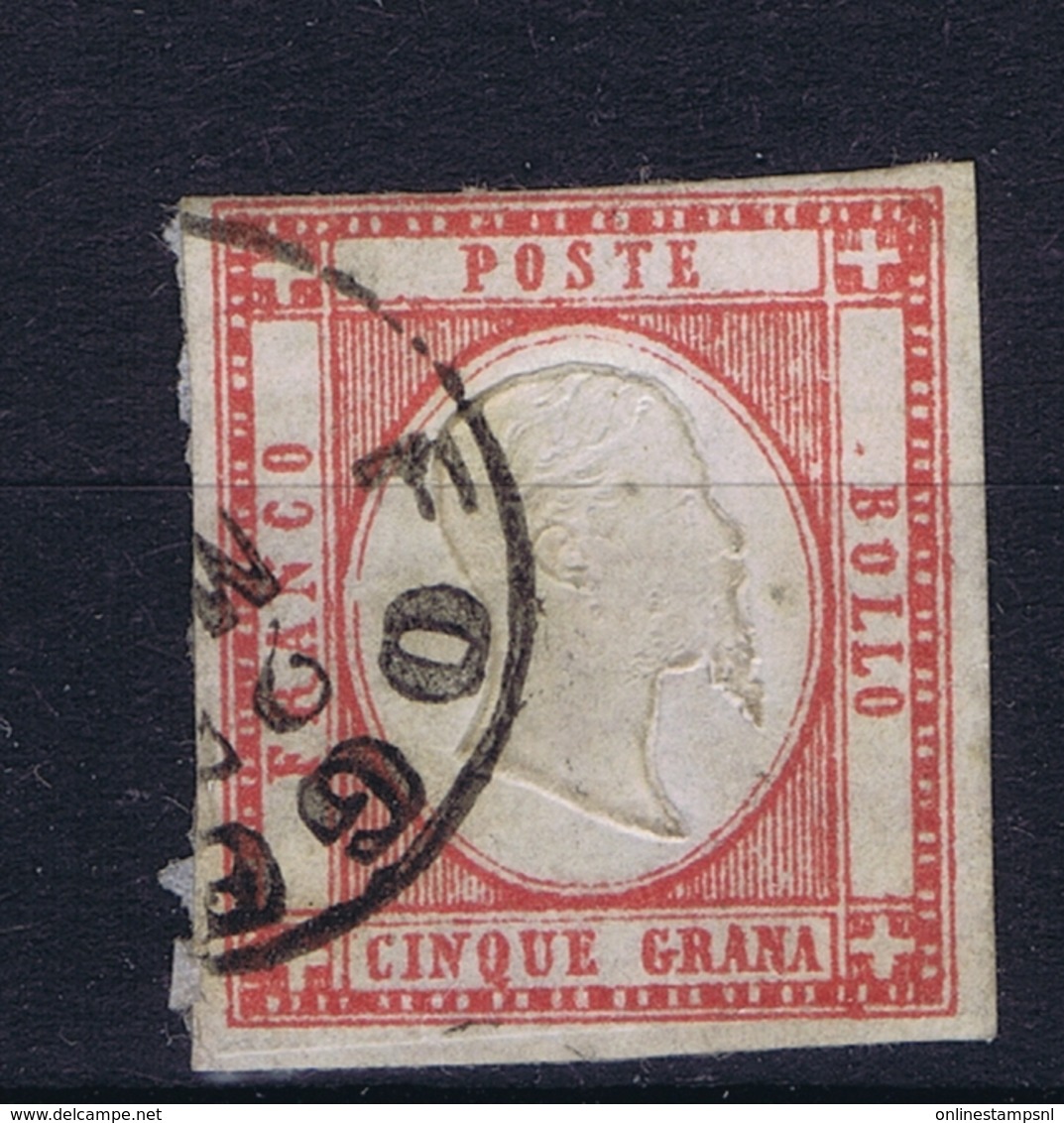 Italy Sa 21 Mi 5  Napels Obl./Gestempelt/used  Not Folded - Usati