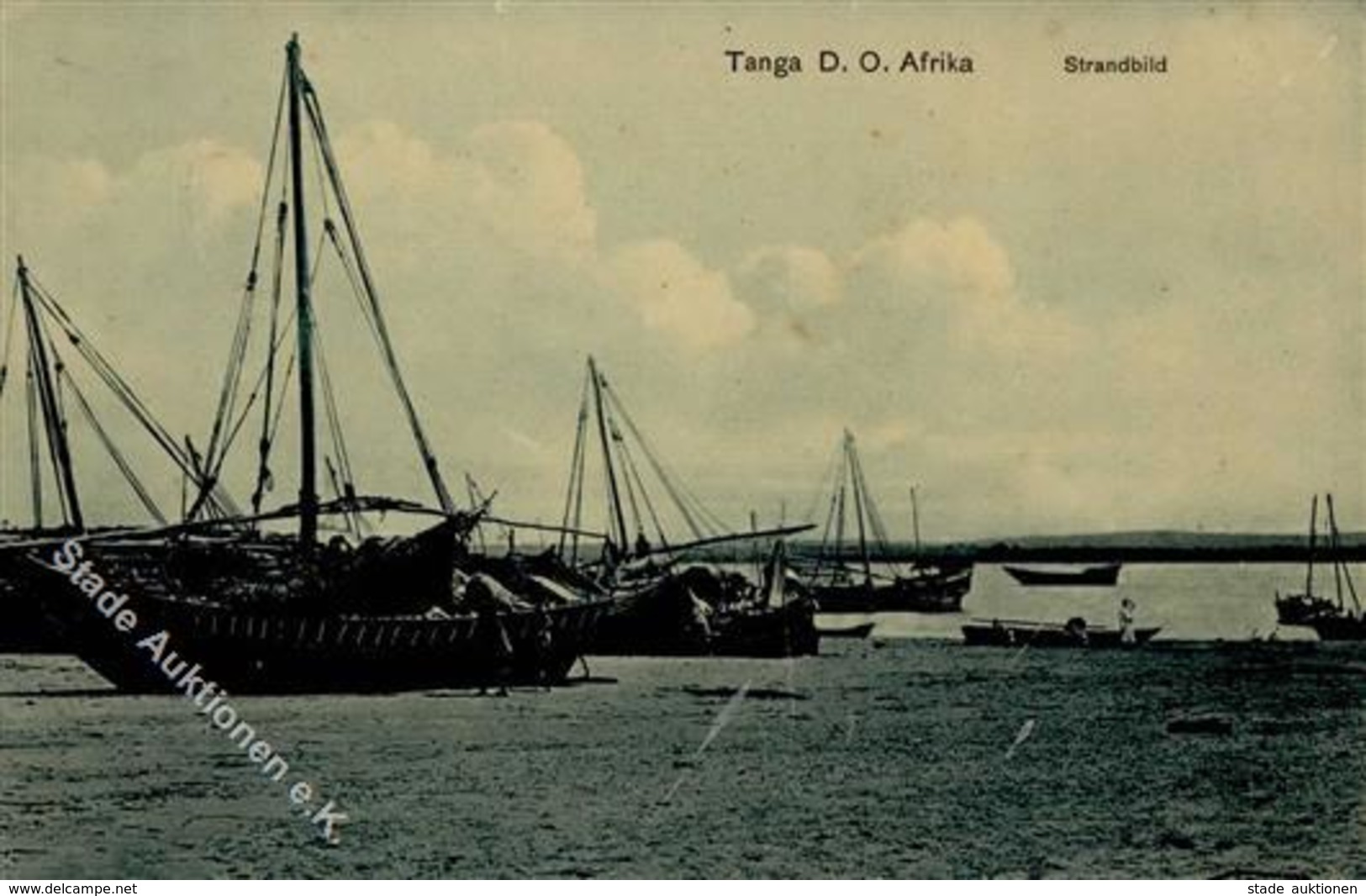 Kolonien Deutsch Ostafrika Tanga Strand 1913 I-II Colonies - Afrika