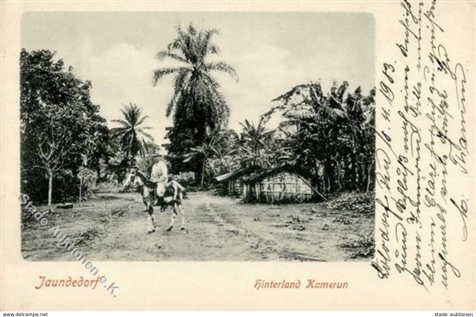 Kamerun Jaundedorf 1903 I-II - Cameroun