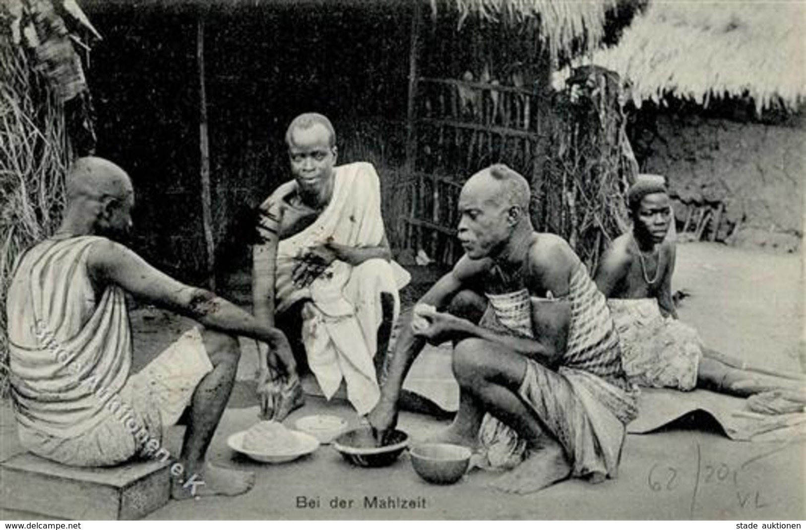 Togo Bei Der Mahlzeit 1908 I-II - Kamerun