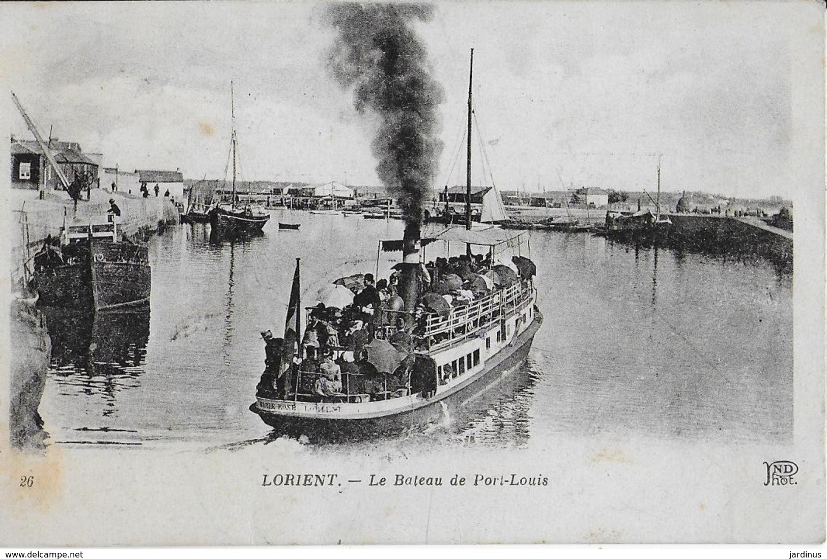 LORIENT   Le Bateau De Port Louis( 1906 ?) - Lorient
