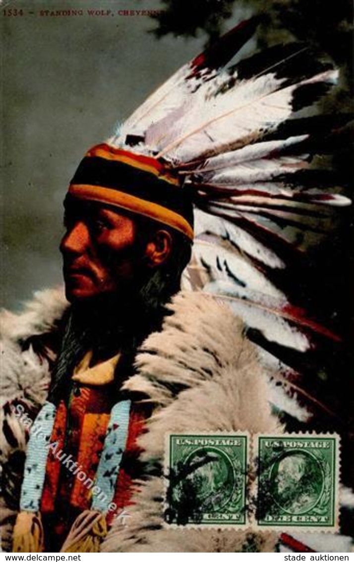 Indianer Standing Wolf 1911 I-II - Indiani Dell'America Del Nord