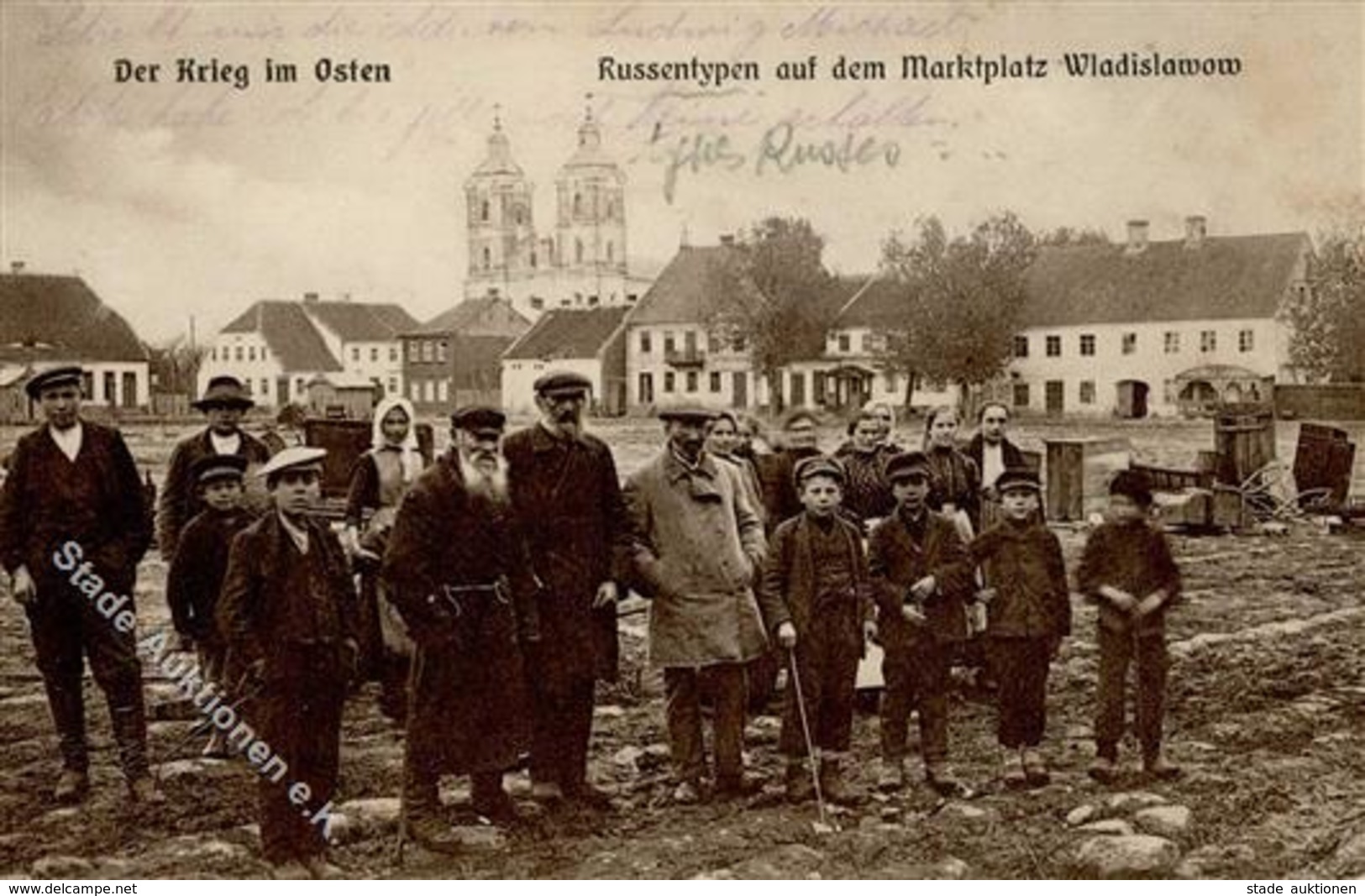 Volkstyp Russentypen Marktplatz Von Wladislawow I-II - Unclassified