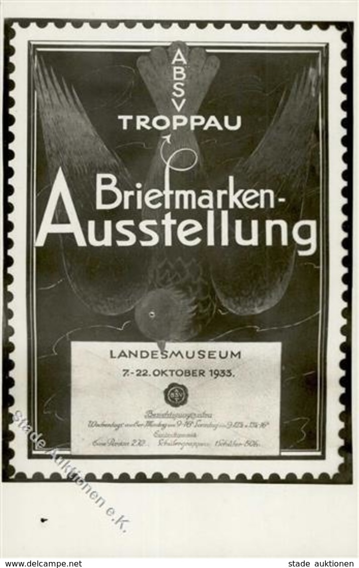 Philatelistentag Opava Tschechien Troppau Briefmarken Ausstellung I-II Expo - Post & Briefboten