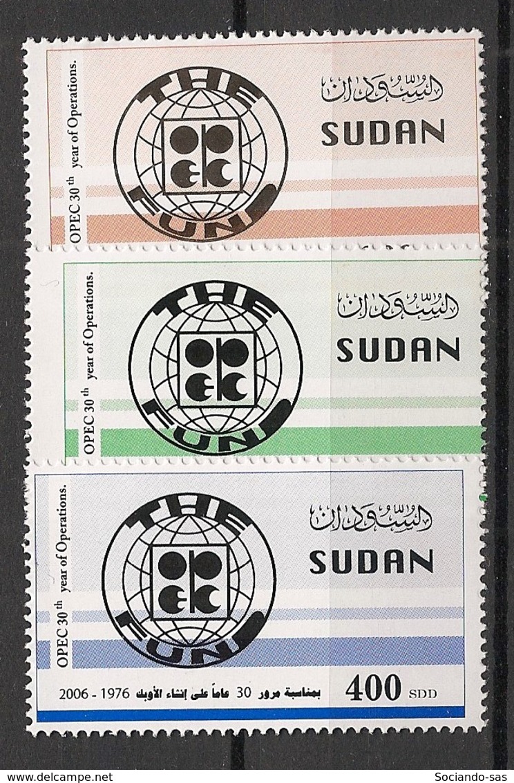 Soudan - 2006 - N°Yv. 565 à 567 - OPEP - Neuf Luxe ** / MNH / Postfrisch - Sudan (1954-...)