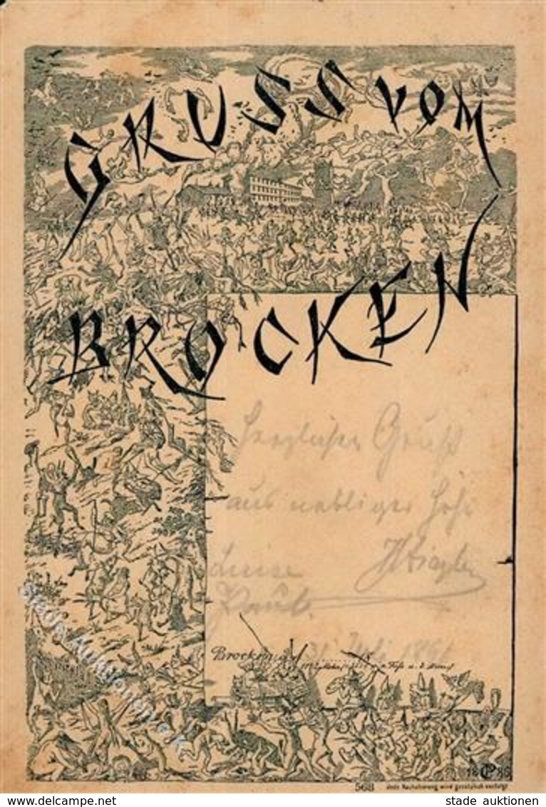 Vorläufer Brocken 1891 I-II - Sonstige & Ohne Zuordnung