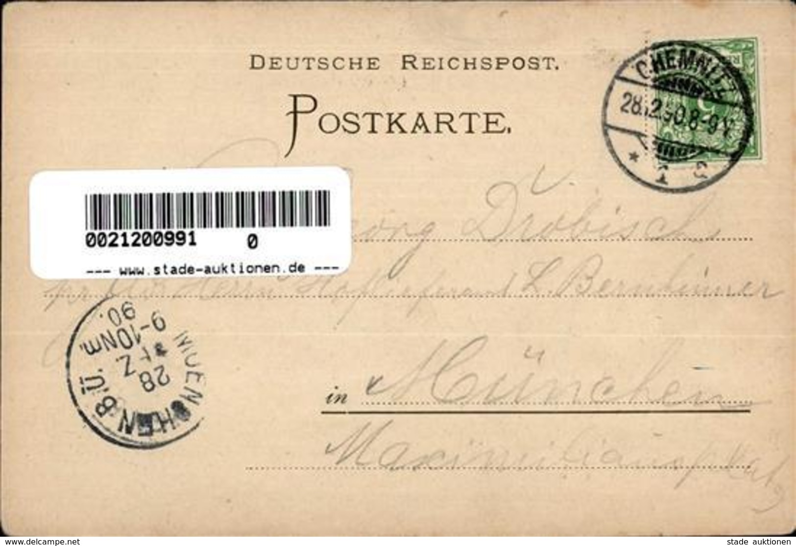 Vorläufer Chemnitz (O9000) Gasthaus Bienenstock 1890 I-II - Sonstige & Ohne Zuordnung