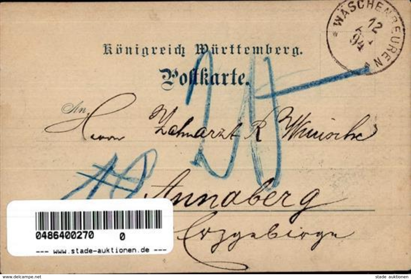 Vorläufer Hohenstaufen 1894 I-II - Sonstige & Ohne Zuordnung