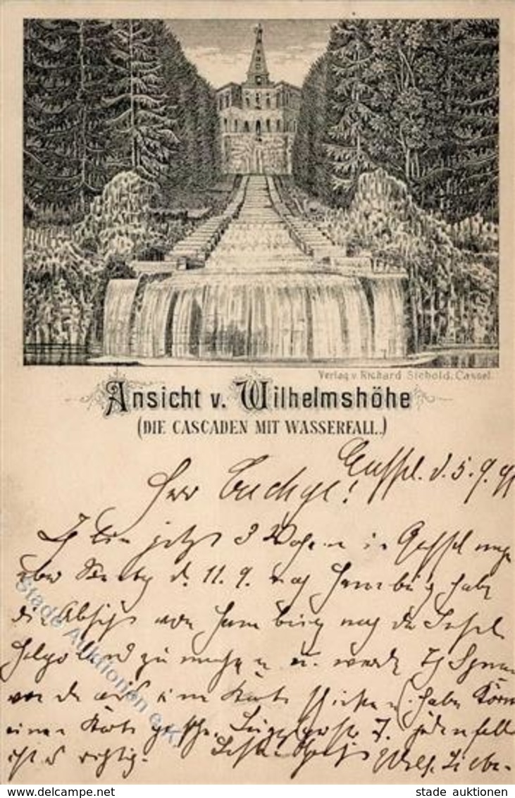 Vorläufer Kassel (3500) Wilhelmshöhe 1891 I-II - Sonstige & Ohne Zuordnung