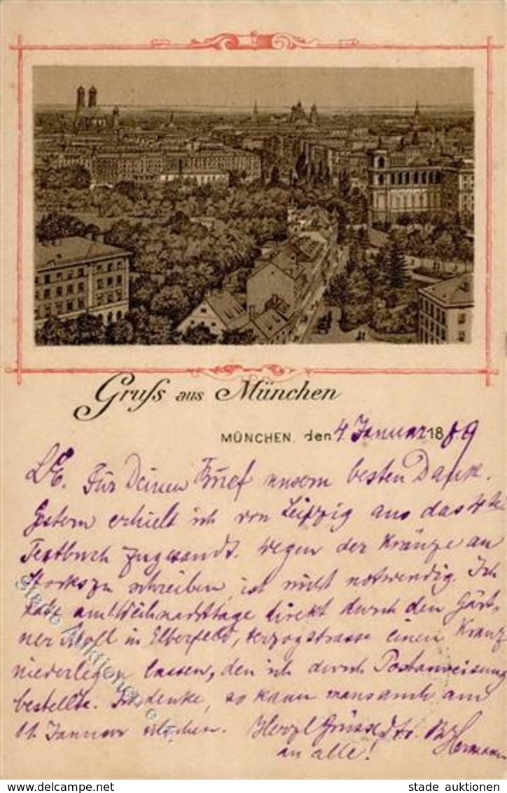 Vorläufer München (8000) 1889 I-II - Sonstige & Ohne Zuordnung