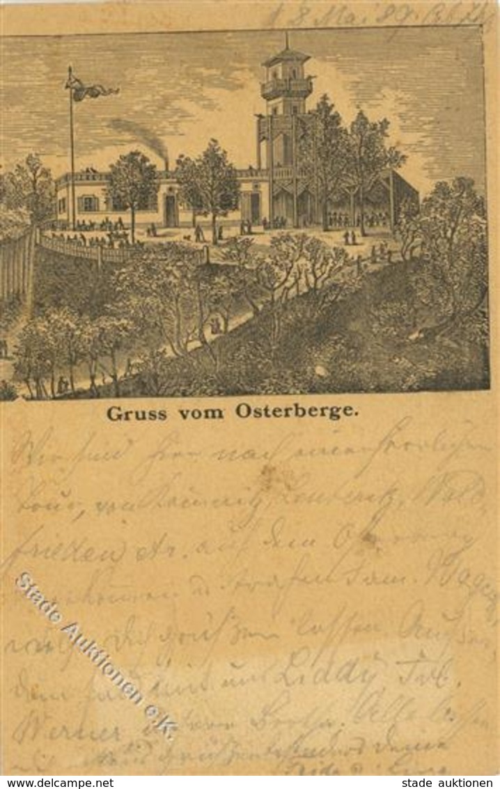 Vorläufer Osterberg Bahnpost Berlin Dresden Zug 303/152 9.5.89  1889 I-II - Other & Unclassified