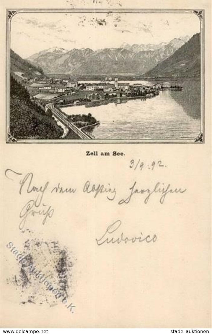 Vorläufer Zell (5700) Österreich 1892 I-II (fleckig) - Sonstige & Ohne Zuordnung