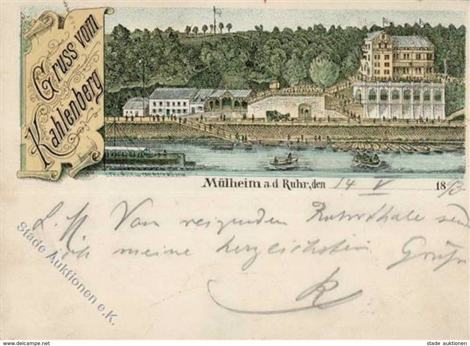 Vorläufer 1893 Mühlheim (4330) Kahlenberg I-II - Autres & Non Classés