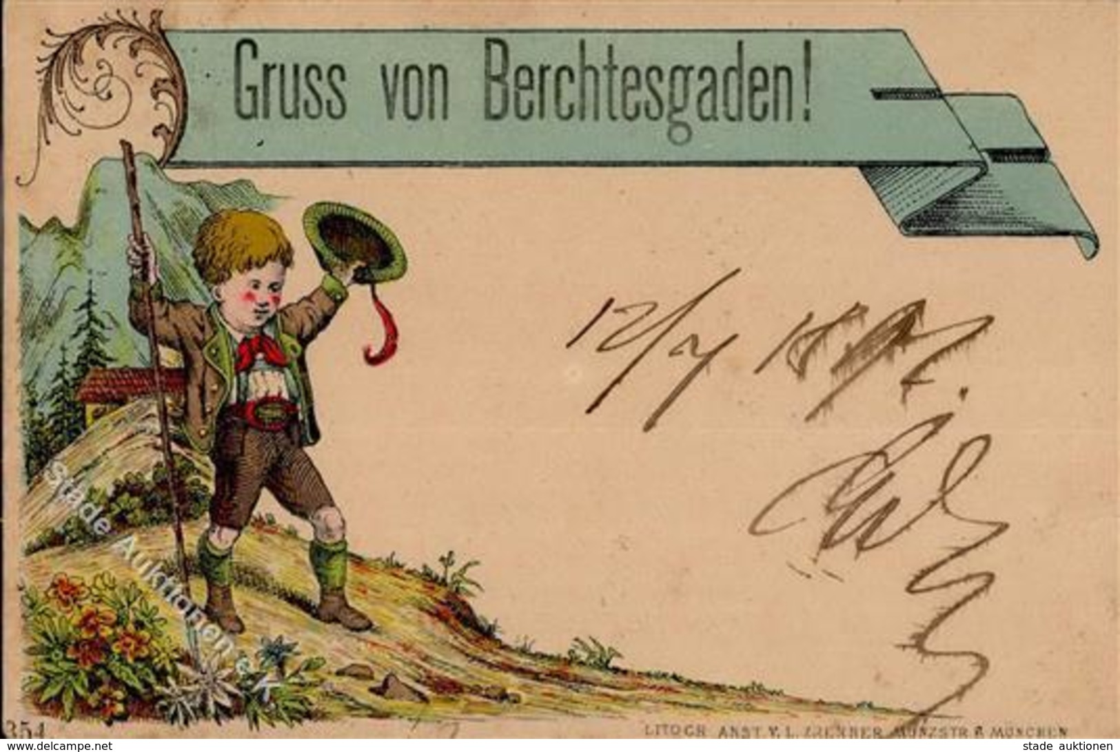 Vorläufer Circa 1885, Gel. 1892 BERCHTESGADEN I-II - Sonstige & Ohne Zuordnung