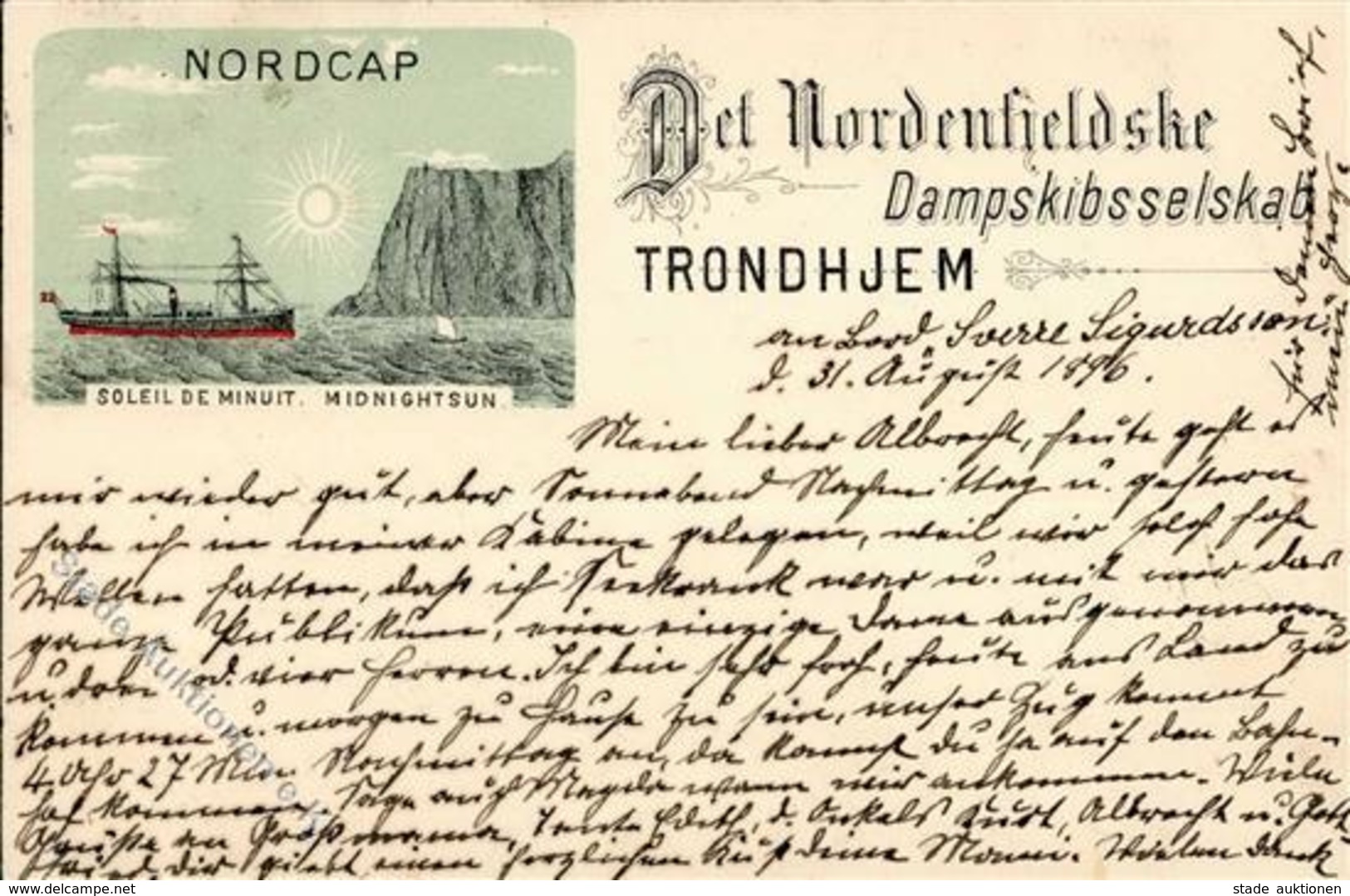 Expedition Nordpol Mitternachtssonne 1896 I-II - Autres & Non Classés