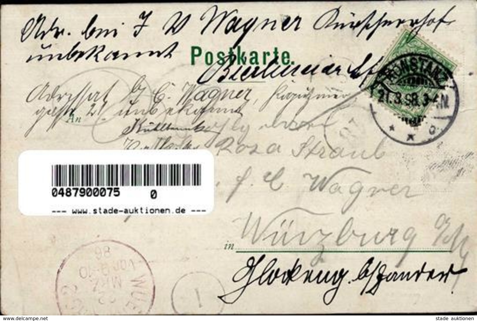 Berggesicht Sign. Hansen Die Schöne Bernina U. Der Alte Moteratsch Künstlerkarte 1898 I-II - Autres & Non Classés