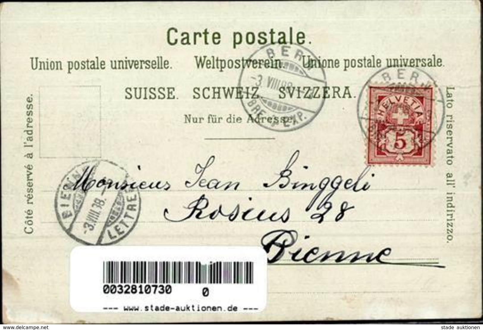 Berggesicht Genfersee Und Montblanc Künstlerkarte 1898 I-II - Other & Unclassified