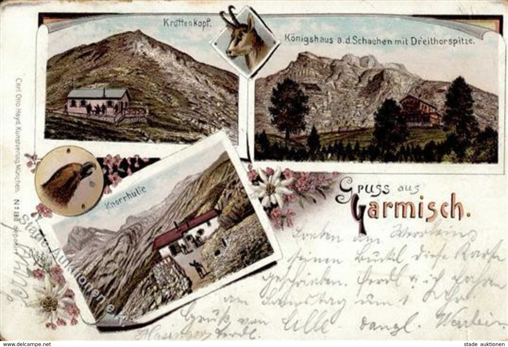 Berghütte Garmisch (8100) Knorrhütte, Krottenkopf, Königshaus  II (Ecken Abgestoßen) Cabane - Sonstige & Ohne Zuordnung